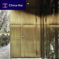 Entry door SWITZERLANDaluminumbrassswing