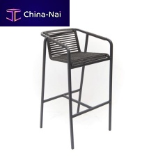 Contemporary bar chair SUITEoutdoorindoorpolished stainless steel