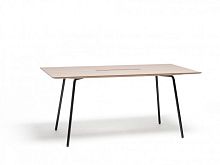 Contemporary table PAPERmetalmetal baserectangular