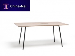 Contemporary table PAPERmetalmetal baserectangular