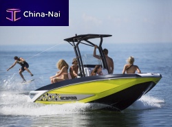 Inboard center console boat 195 IDsport-fishing8-person max.with T-top