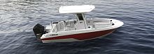 Outboard center console boat 223 Fishermansport-fishing8-person max.sundeck