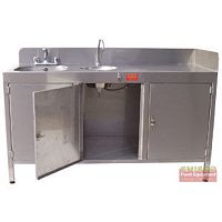 Sink for the food industry stainless steel