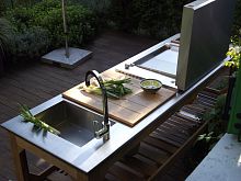 Garden kitchen WINDOW MOUNTAINcontemporarysteelstainless steel