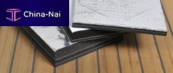 Soundproofing sandwich panel foamaluminum
