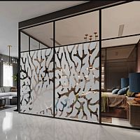 Removable partition PDLC Smart Glassmodularglazeddouble-glazed