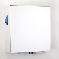 Wall-mounted hygiene station Quadrowith glove box