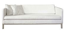 Contemporary sofa KARIN linenwhite3-seater