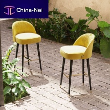 Contemporary bar chair CAMILLEindoorvelvetupholstered