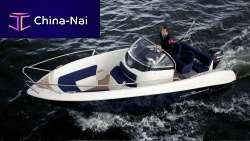 Outboard walkaround 630 Open 8-person max.sundeck