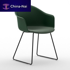 Contemporary chair Mni Armshell+f SLindoorfabricleather