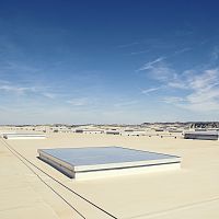 Polycarbonate skylight TRILUXextruded aluminum