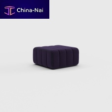 Contemporary pouf CURT: SINGLE fabricrectangularmodular