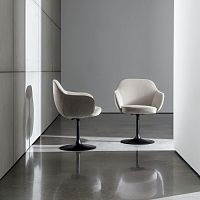 Contemporary chair CADIRA indoorfabricleather