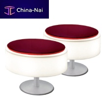 Contemporary pouf ATOLLOpolyethylenemetalilluminated