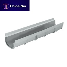 Drainage channel with grating STANDARDpolypropylenemetal gratefor public spaces