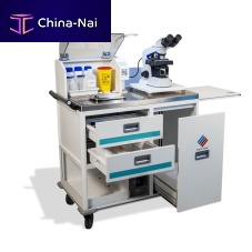 Cytology workstation RoseSTATIONwith lightwith drawersmobile