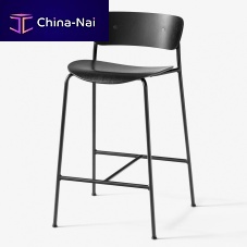 Contemporary bar chair PAVILION indoorfabricleather
