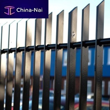 Bar fence FLAT INFILLfor public spacesmetal