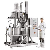 Container mixer COMribbonbatchpowder