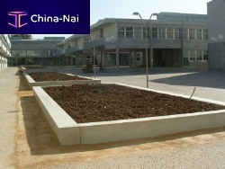 Concrete planter rectangularcontemporaryfor public space