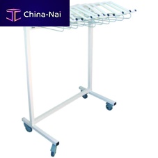 X-ray apron rack on casters