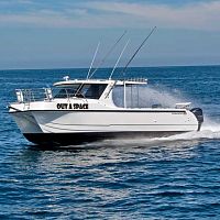 Catamaran express cruiser 9000 Kingfisheroutboarddieseltwin-engine