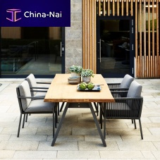 Contemporary dining chair CLUB Dining Chairoutdooraluminumupholstered