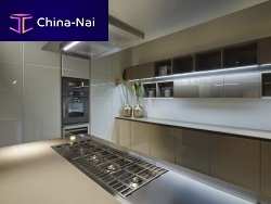 Island range hood FLYcountertopwith built-in lightingoriginal design