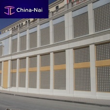 Terracotta solar shading F3 MARSIGLIESE DOPPIOfor facade