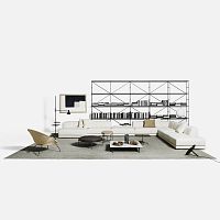 Modular sofa Alberesecontemporaryfabricleather