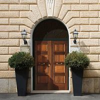 Entry door woodenaluminumswing