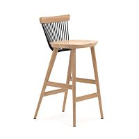 Contemporary bar chair WW indoorwirenatural oak