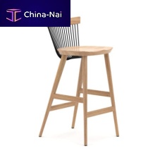 Contemporary bar chair WW indoorwirenatural oak