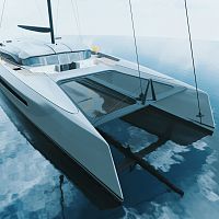 Catamaran sailing yacht Slyder 80ocean cruisingfast cruisingcruising-racing