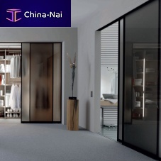Aluminum sliding system PUR Classicdoorfor furniturevertical