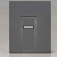 Swing industrial door PASSaluminumautomaticsecurity