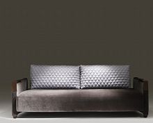Traditional sofa BILLOWfabricbrown2-person
