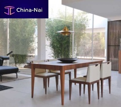 Contemporary table MALIBU' ashash baserectangular