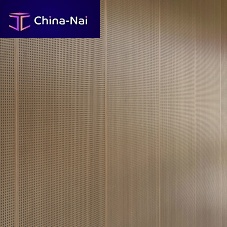 Acoustic wall panel aluminumrectangularimitation wood
