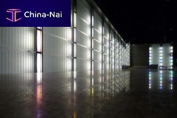 Tempered glass panel CORRUGATEDpatternedtextured3D
