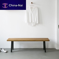 Contemporary bench oaksteel