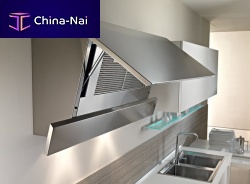 Wall-mounted range hood original designwith built-in lighting