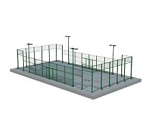 Wire mesh fence PADELsportsfor sports fieldsmetal