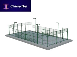 Wire mesh fence PADELsportsfor sports fieldsmetal