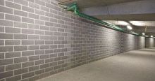 Hollow concrete block SCORIAfor wallfire-rated