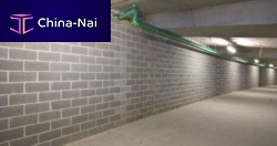 Hollow concrete block SCORIAfor wallfire-rated