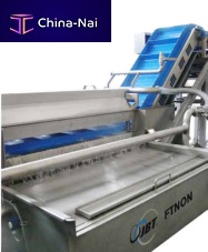 Vegetable washing machine MFW for fruitbeltimmersion