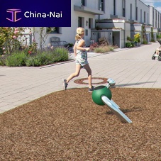 Aluminum rocking toy BEETLE.03stainless steelhigh-density polyethylene (HDPE)