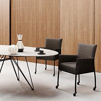 Contemporary chair GAUGINindoorfabricupholstered